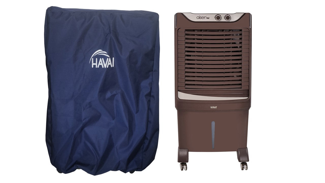 HAVAI Premium Cover for AISEN Virat Brown 95  Desert Cooler 100% Waterproof Cover Size(LXBXH) cm: 63 X 46 X 110