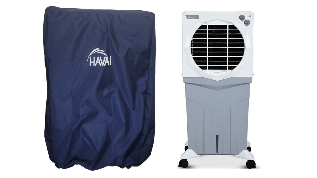 HAVAI Premium Cooler Cover for Symphony JUMBO 95Litre Desert Cooler Water Resistant.Cover Size(LXBXH) cm: 56 x 54 x 118