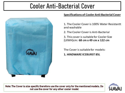 HAVAI Anti Bacterial Cover for Hindware ICEBURST 85 Litre Desert Cooler Water Resistant.Cover Size(LXBXH) cm: 68x49x122