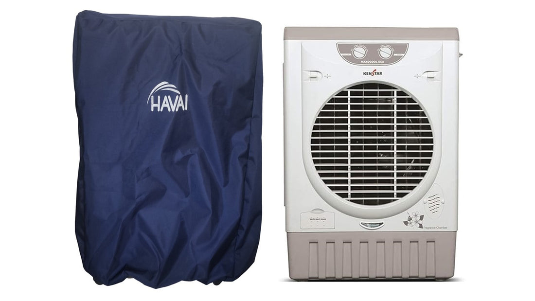 HAVAI Premium Cover for  KENSTAR MAXOCOOL ECO Desert Cooler 100% Waterproof Cover Size(LXBXH) cm: 58 x 60 x 100