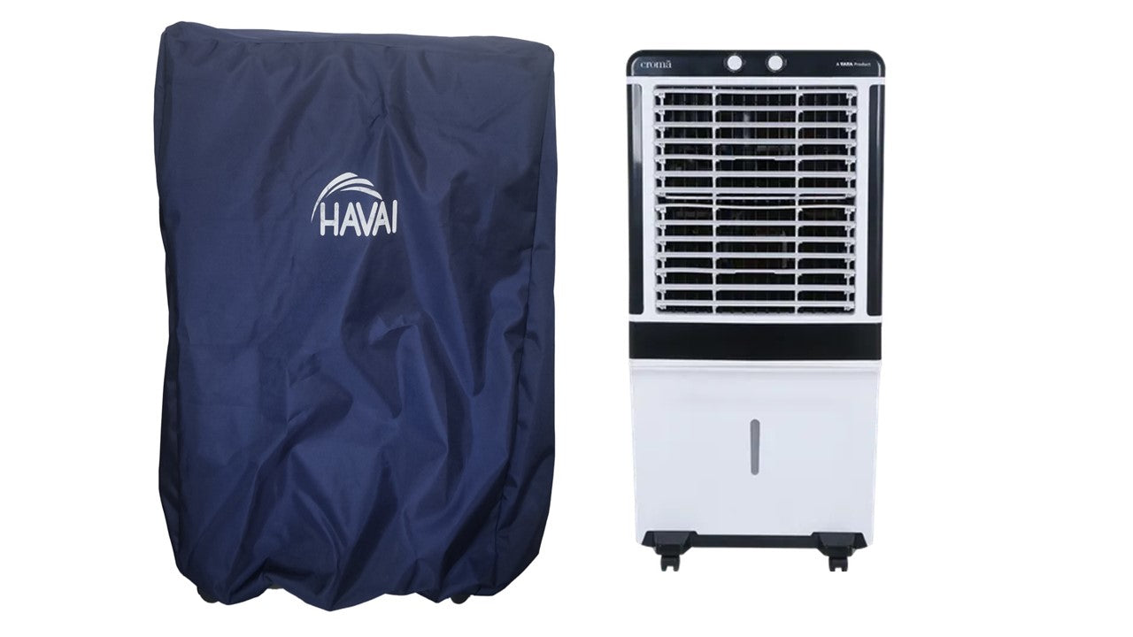 HAVAI Premium Cooler Cover for CROMA AZ70Litre Desert Cooler Water Resistant.Cover Size(LXBXH) cm:  74 x 47 x 125