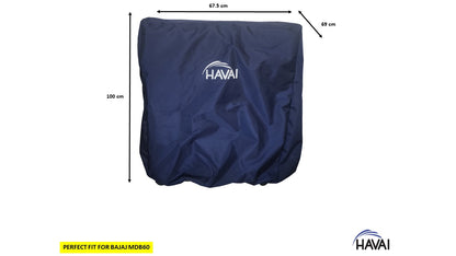 HAVAI Premium Cover for  BAJAJ MDB60 Litre Window  Cooler 100% Waterproof Cover Size(LXBXH) cm: 67.5 x 69 x 100