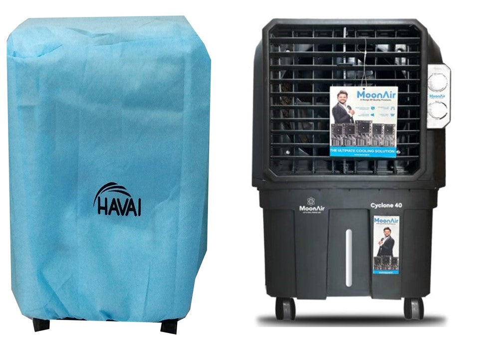 HAVAI Anti Bacterial Cover for MOONAIR Cyclone 40 L Desert Cooler Water Resistant.Cover Size(LXBXH) cm:  60 x 45 x 105