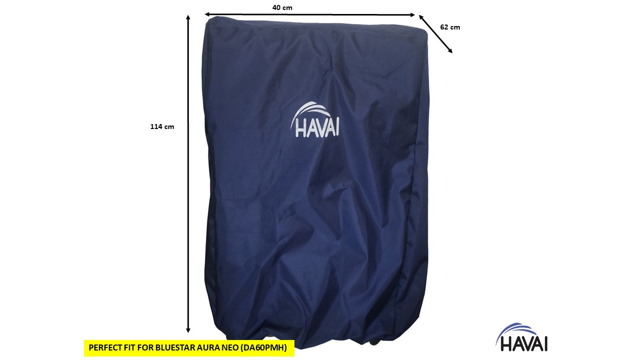 HAVAI Premium Cover for BLUESTAR AURA NEO (DA60PMH) Desert Cooler 100% Waterproof Cover Size(LXBXH) cm: 40 x62 x 114