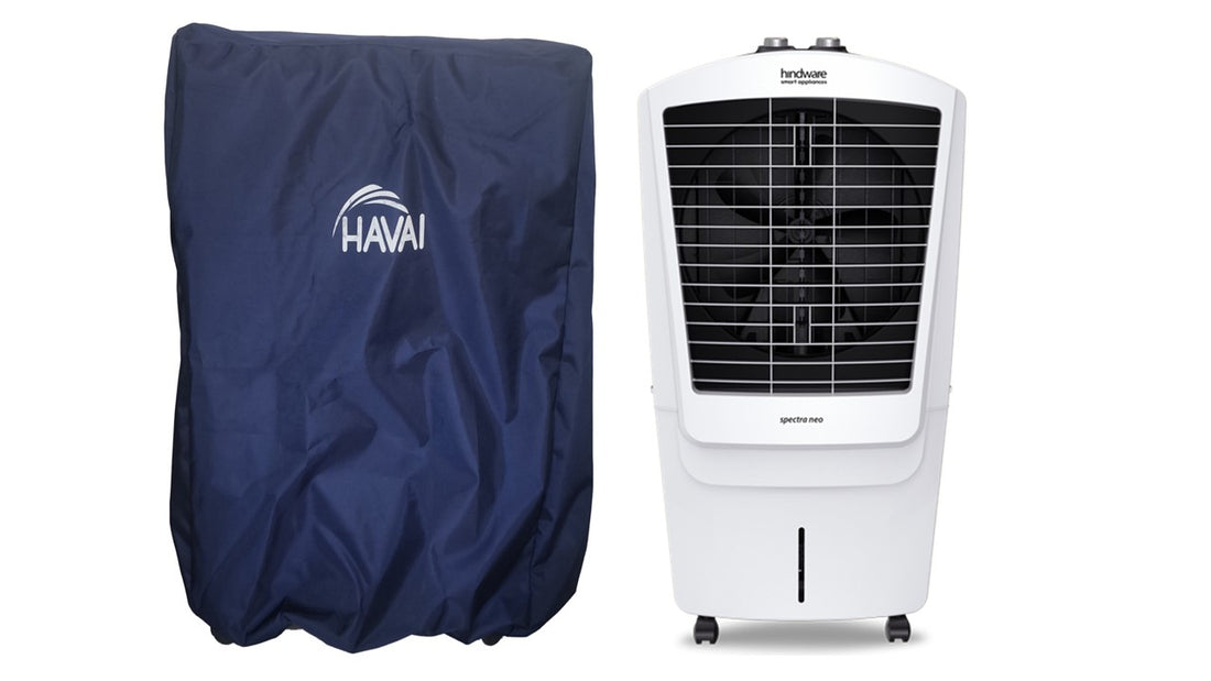 HAVAI Premium Cooler Cover for HINDWARE SPECTRA NEO 100Litre Desert Cooler Water Resistant.Cover Size(LXBXH) cm: 63.9x44.7x128