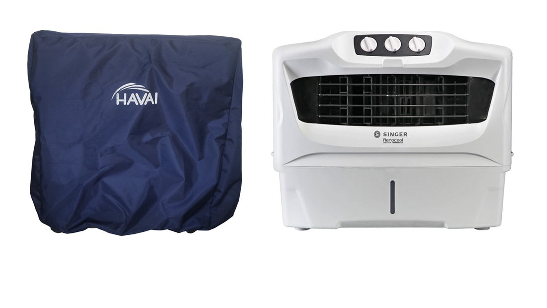 HAVAI Premium Cover for SINGER Aerocool Senior DX  Window Cooler 100% Waterproof Cover Size(LXBXH) cm:  66 X 54 X 55