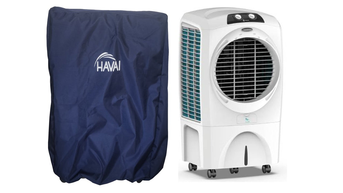 HAVAI Premium Cooler Cover for Symphony Windblast 70  Litre Desert Cooler Water Resistant.Cover Size(LXBXH) cm: 62x 51 x 112