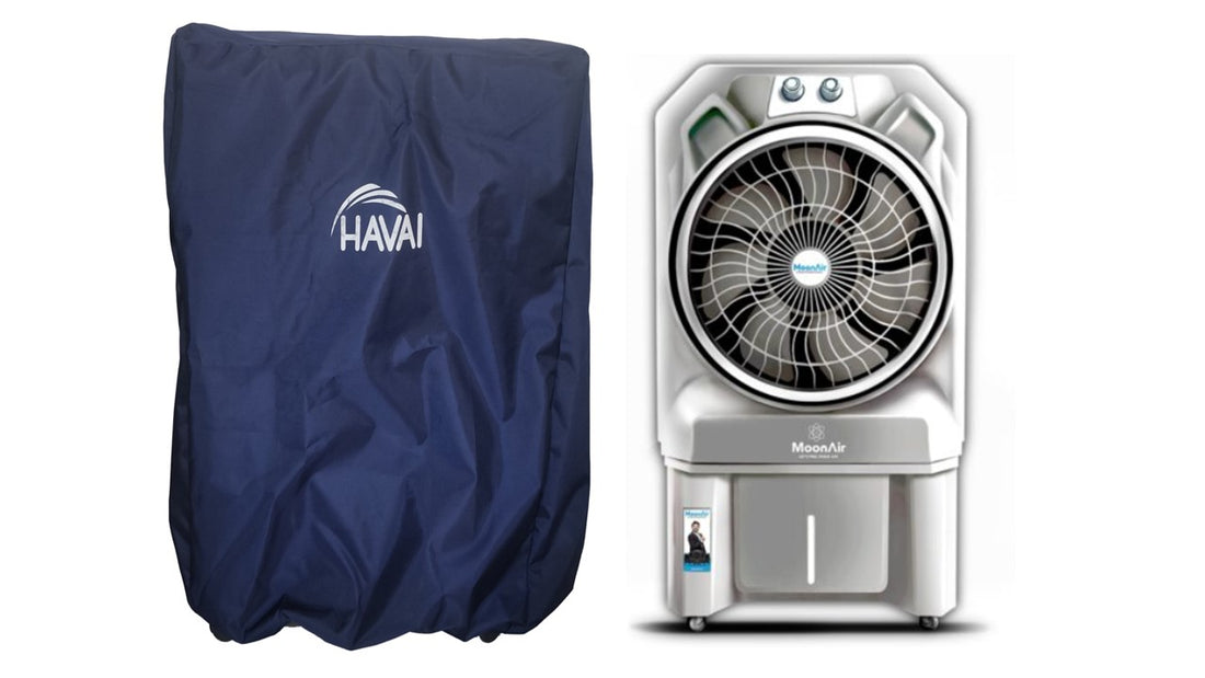 HAVAI Premium Cover for MOONAIR Cyclone 135 L  Desert Cooler 100% Waterproof Cover Size(LXBXH) cm: 54.61 x 78..74 x140.97