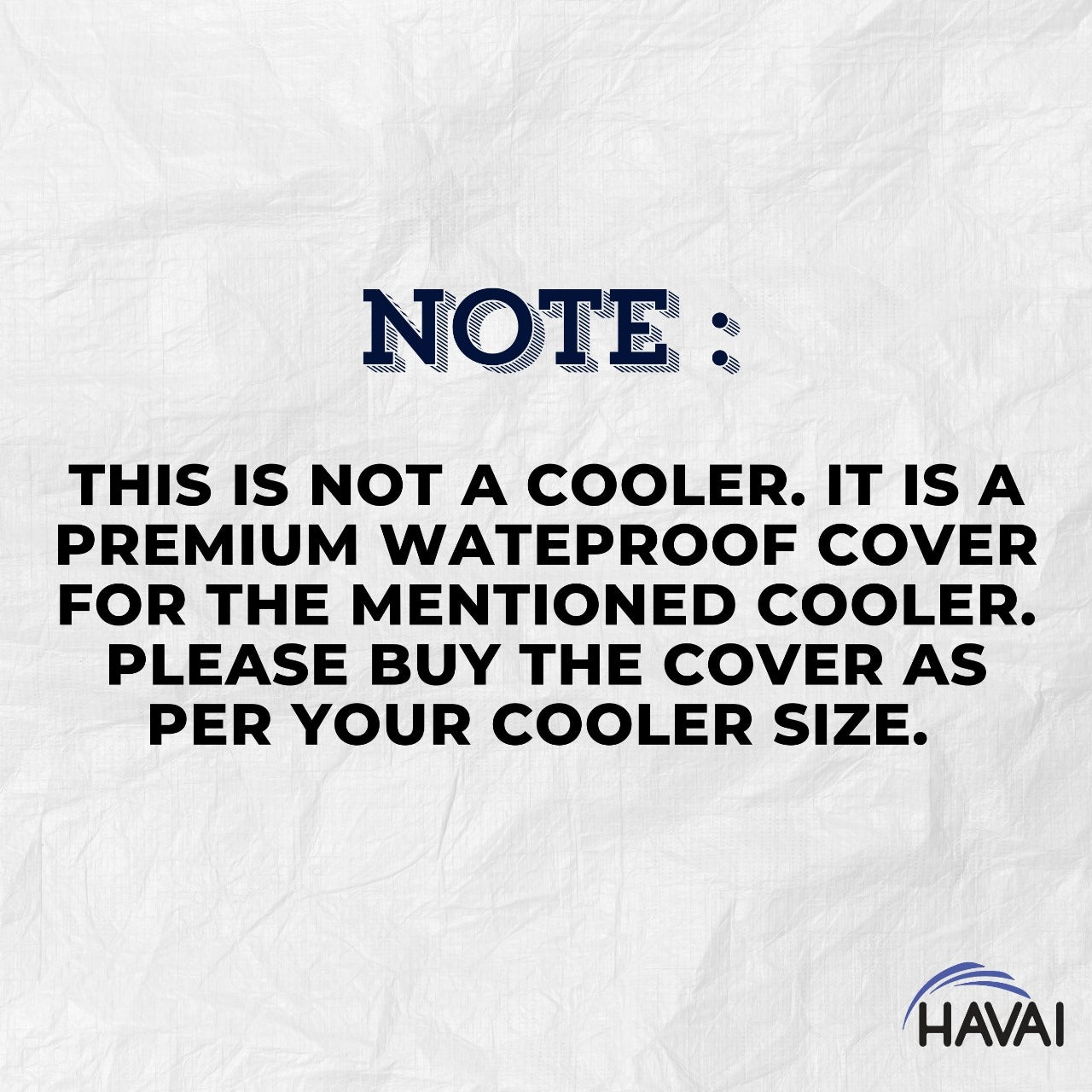 HAVAI Premium Cover for NOVAMAX Mist 75 L Desert Cooler 100% Waterproof Cover Size(LXBXH) cm: 47 x 64 x 116