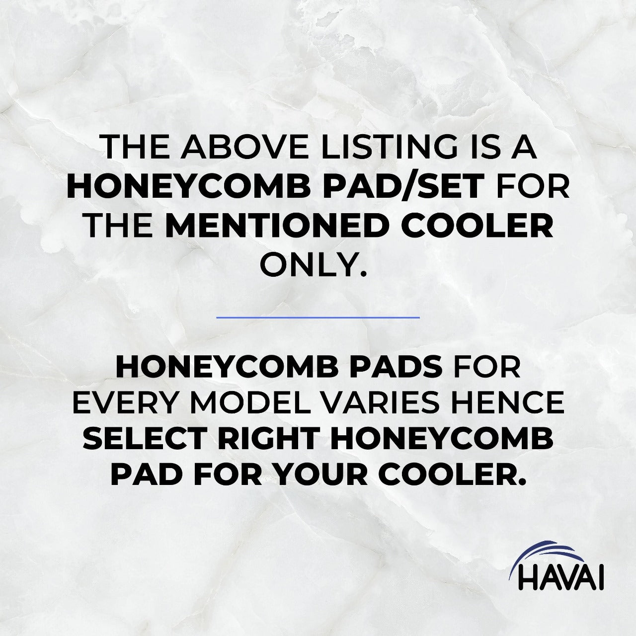 HAVAI Honeycomb Pad - Set of 3 - for Smartbuy Glacial 65 Litre Desert Cooler