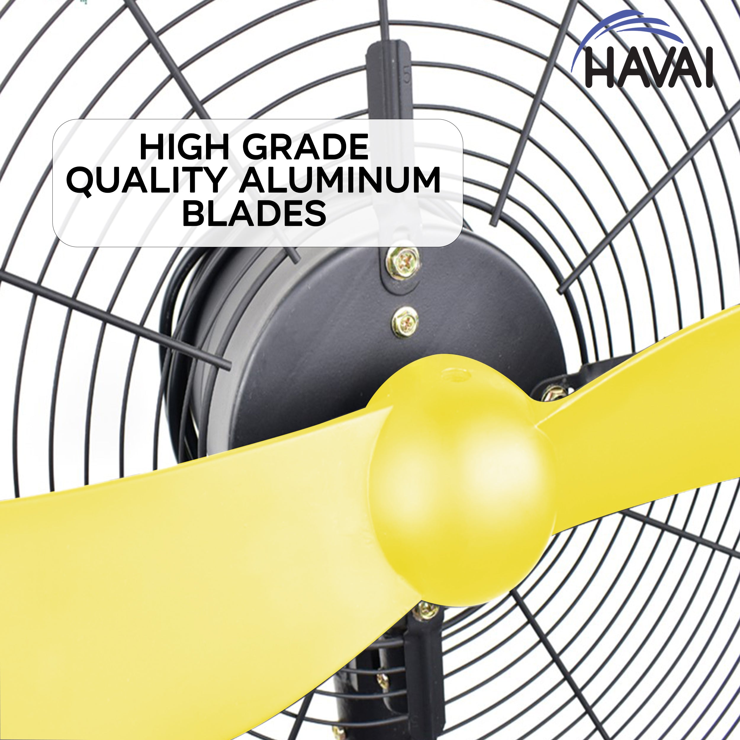 HAVAI BLDC Pedestal Fan 36 inch, 50% Savings on Electricity, High Velocity, Heavy Duty Metal for Industrial, Commercial and Residential Use, Assembly Included