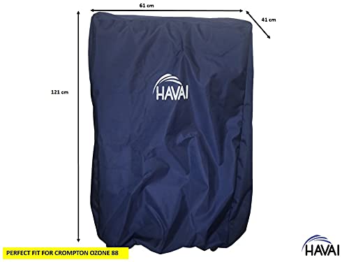 HAVAI Premium Cover for Crompton Ozone 88 Litre Desert Cooler 100% Waterproof Cover Size(LXBXH) cm: 61 X 41 X 121