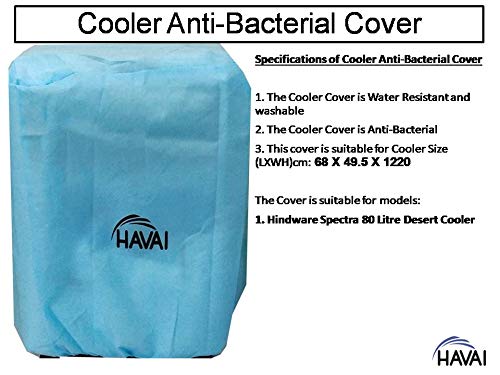 HAVAI Anti Bacterial Cover for Hindware Spectra 80 Litre Desert Cooler Water Resistant.Cover Size(LXBXH) cm: 68 X 49.5 X 122