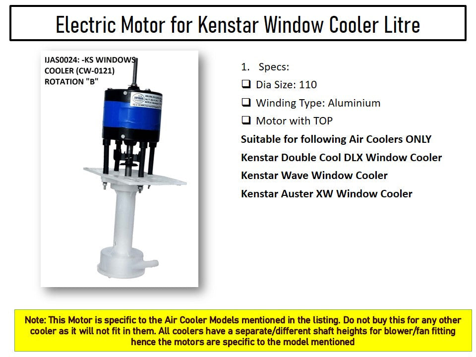 Kenstar cooler best sale swing motor