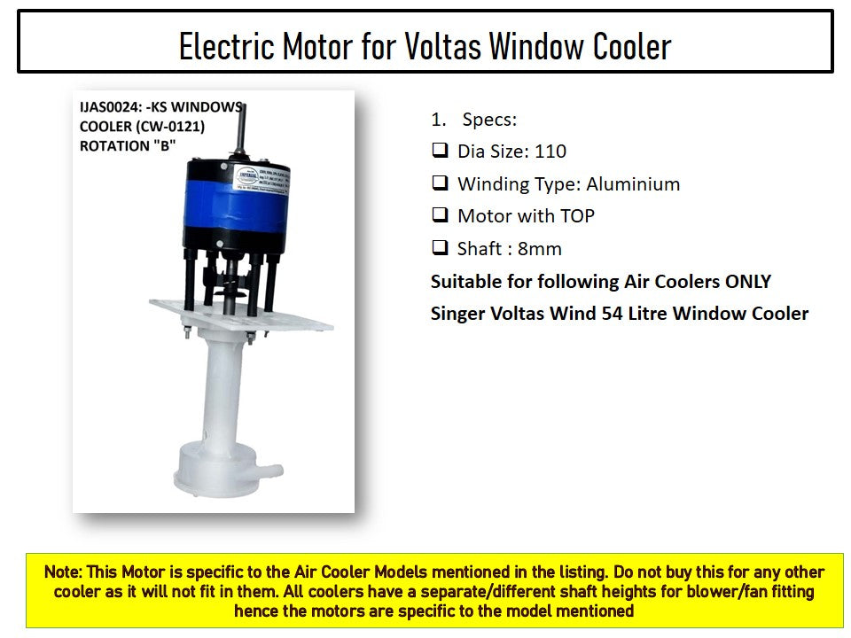 Voltas cooler sale pump price