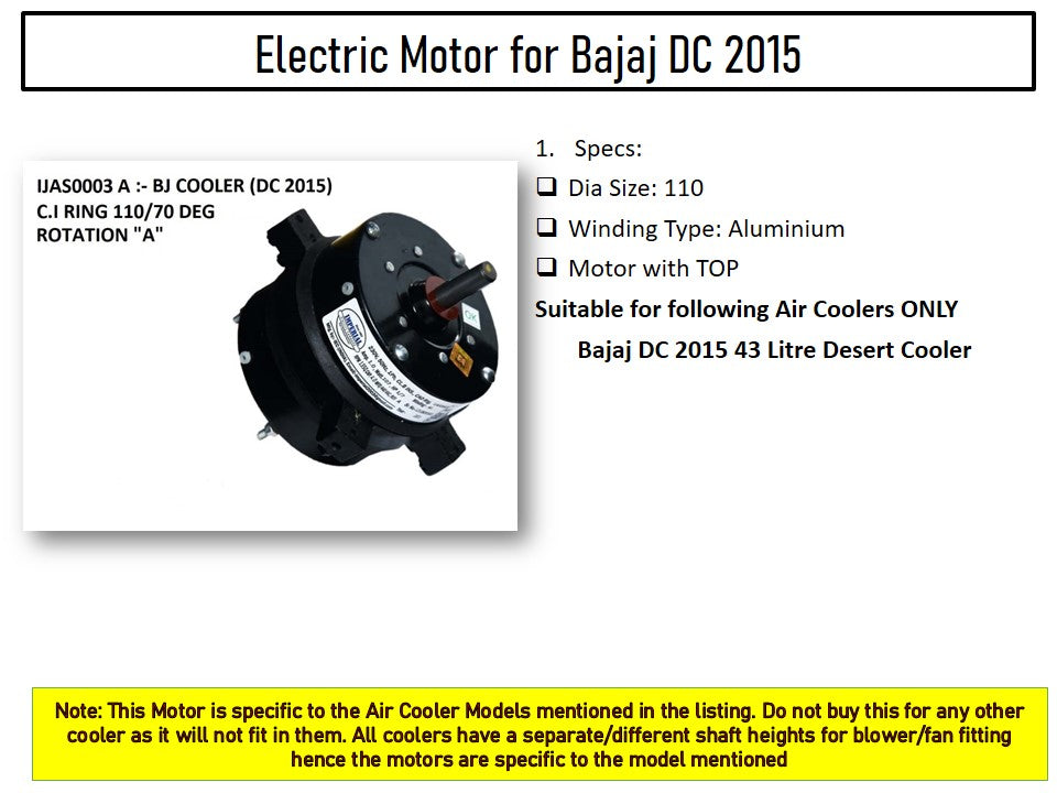 Bajaj coolest dc 2004 best sale motor price