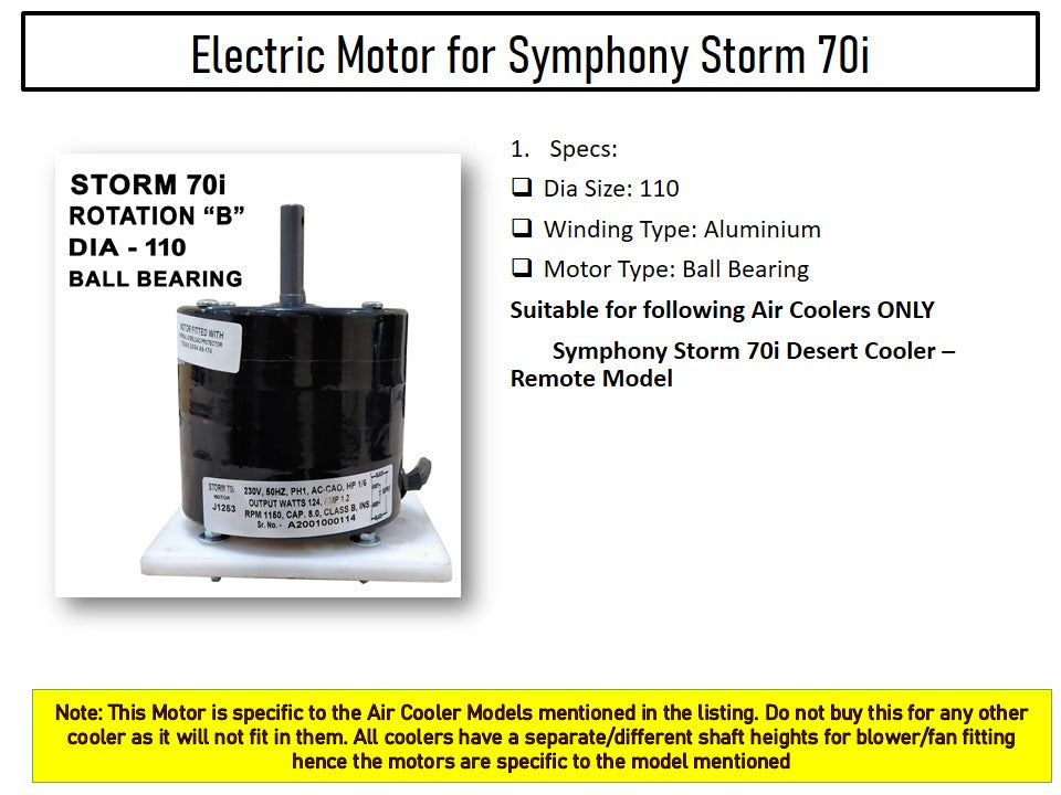 Symphony storm 70i sales motor price